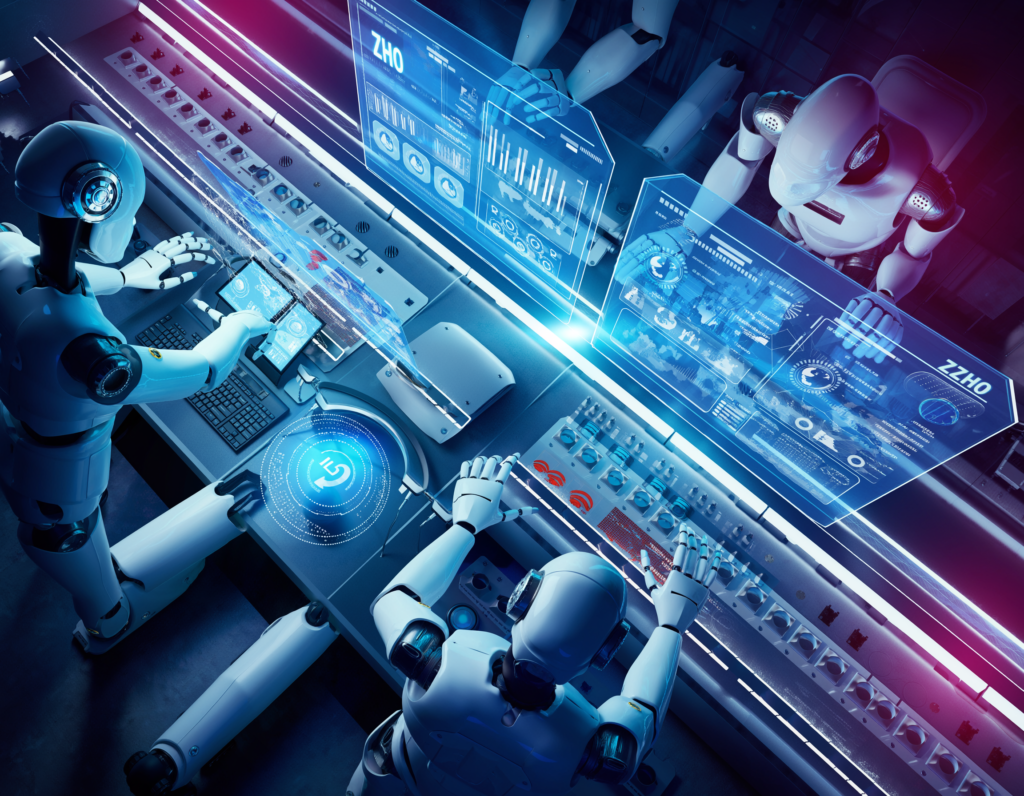 Firefly_create a advance robots image doing the development on ZOHO Products 351733