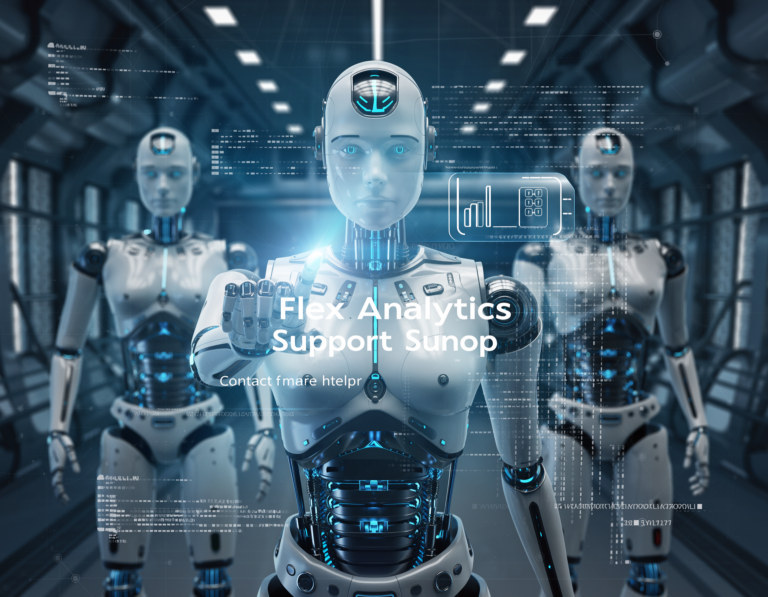 Firefly_create a advance robots images asking to contact Flex Analytics Support for more help 966222